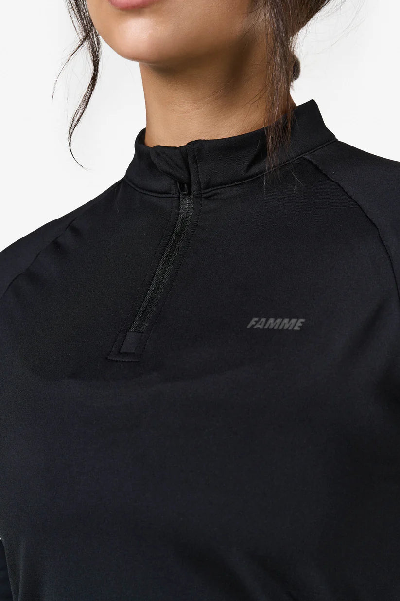 FAMME Thermal Essential Long Sleeve Svart