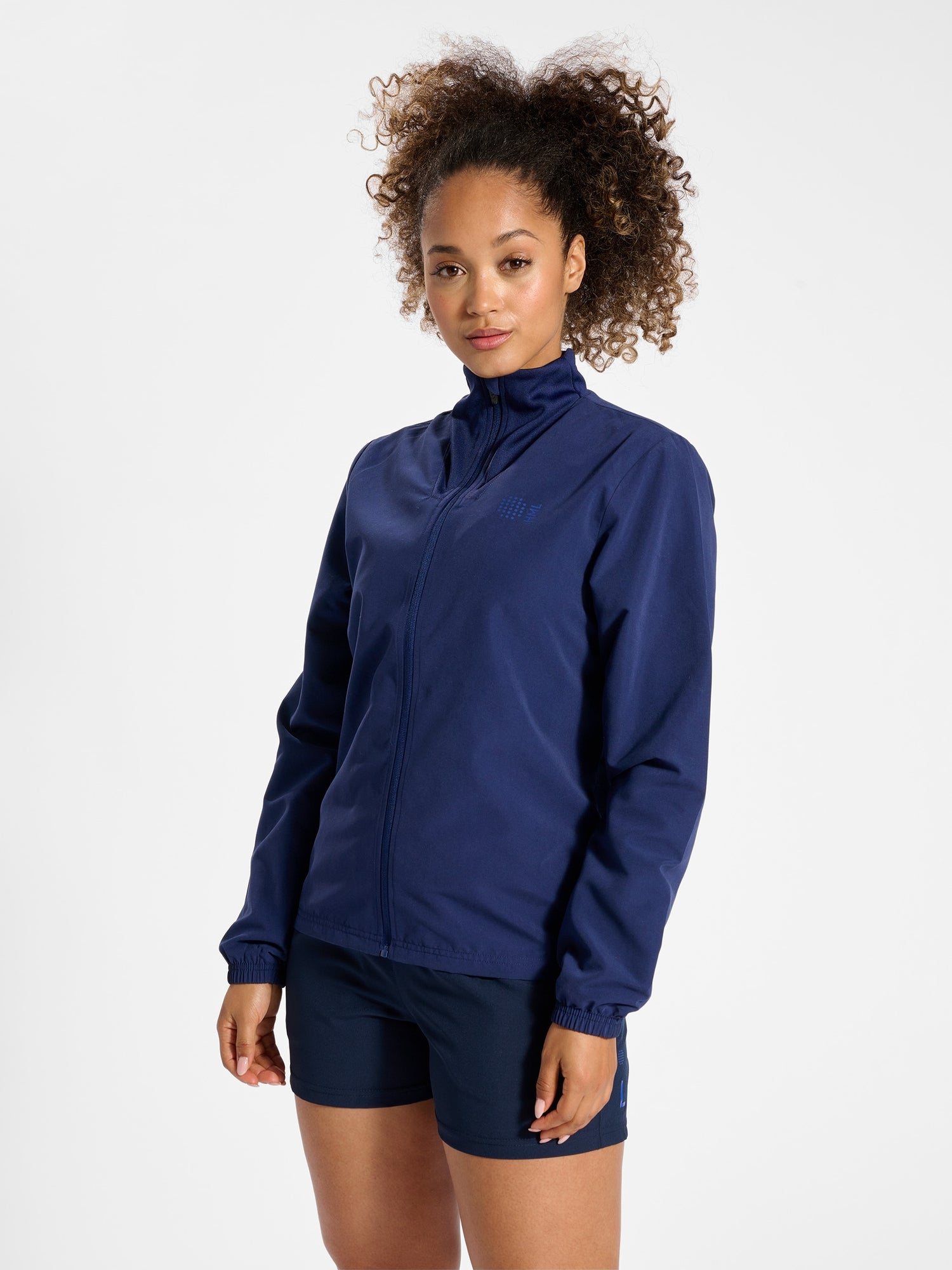 hmlCOURT WOVEN JACKET WOMAN Navy