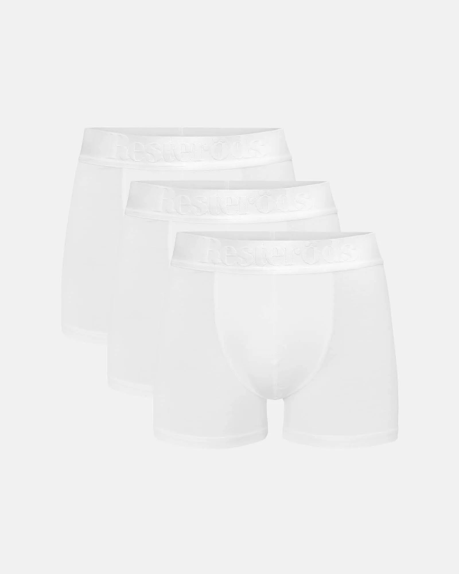 Resteröds Gunnar Bamboo 3-pack - Boxershorts Vit Resteröds