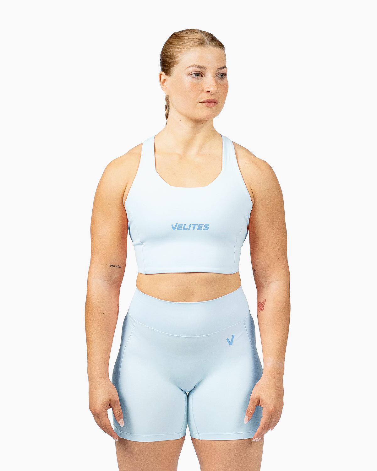 Velites Bra high neck Holo Caribbean Blue