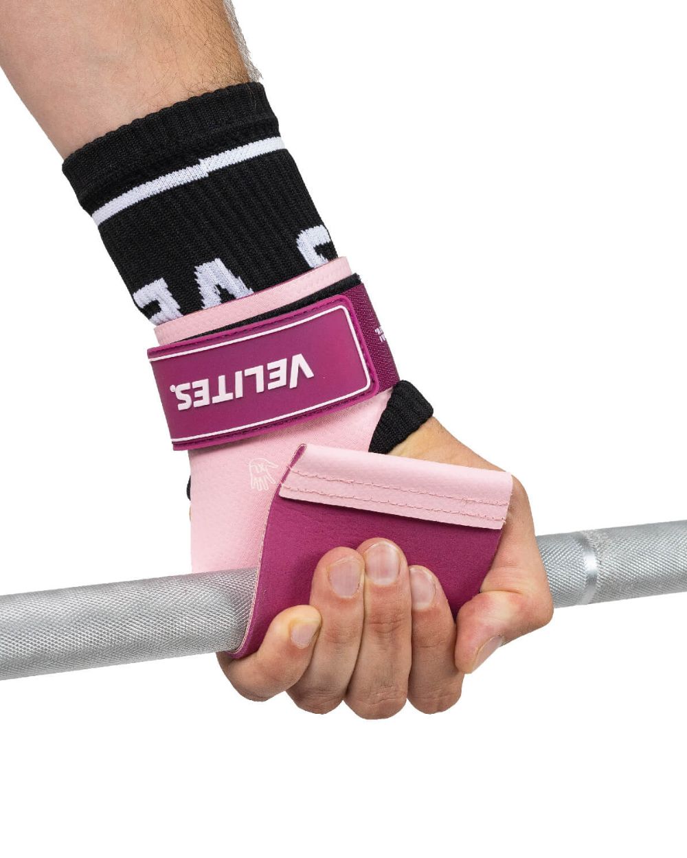 Velites Quad Ultra grips rosa användning med stång