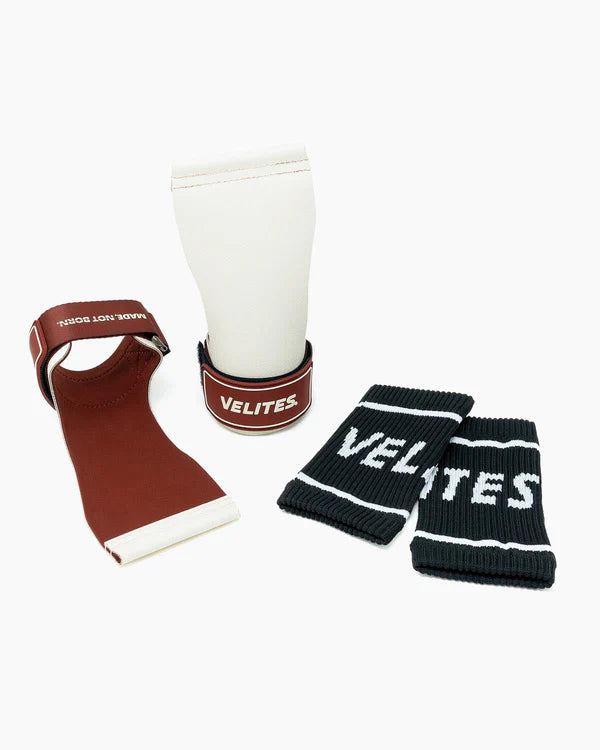 Velites Quad Ultra grips vit med wristbands