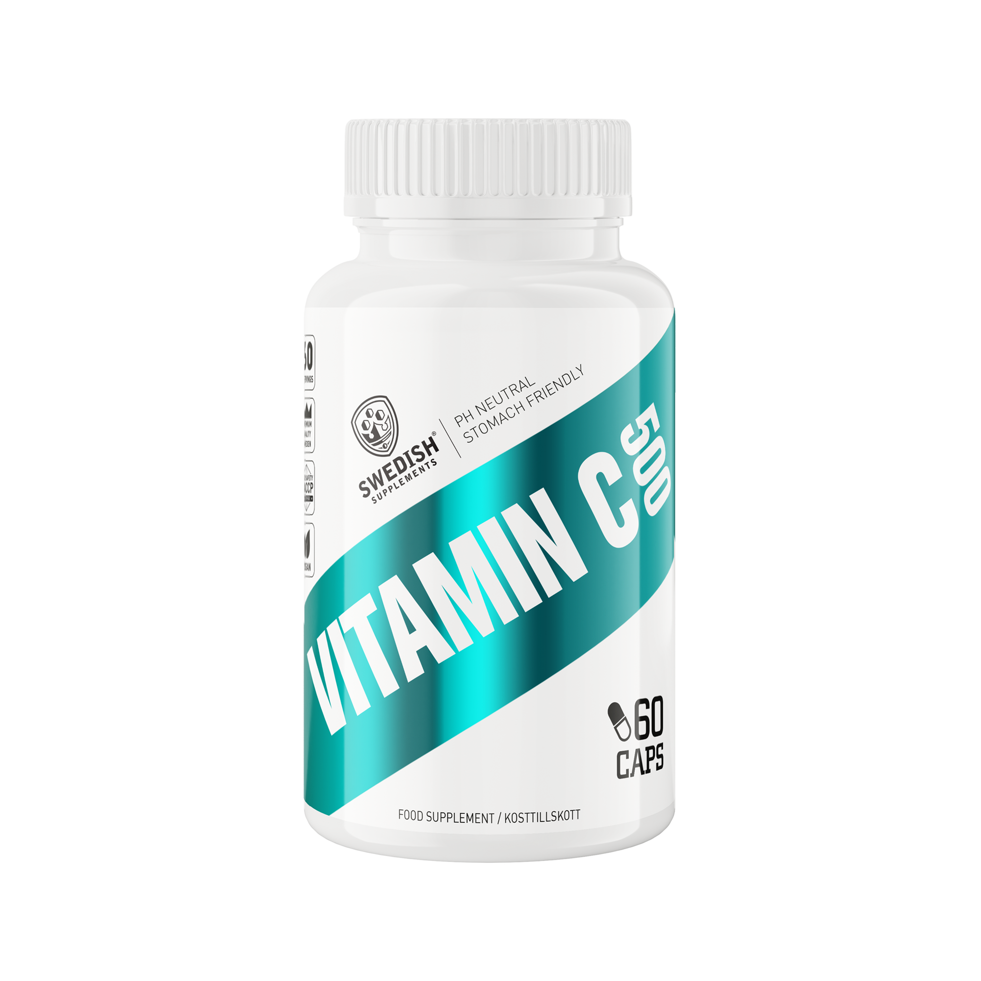 Vitamin C pH-neutral 500mg 60 kapslar